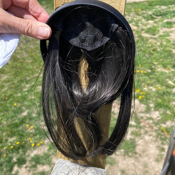 NWT bangs headband bangs various colors price firm medium or brown black band - Picture 9 of 12